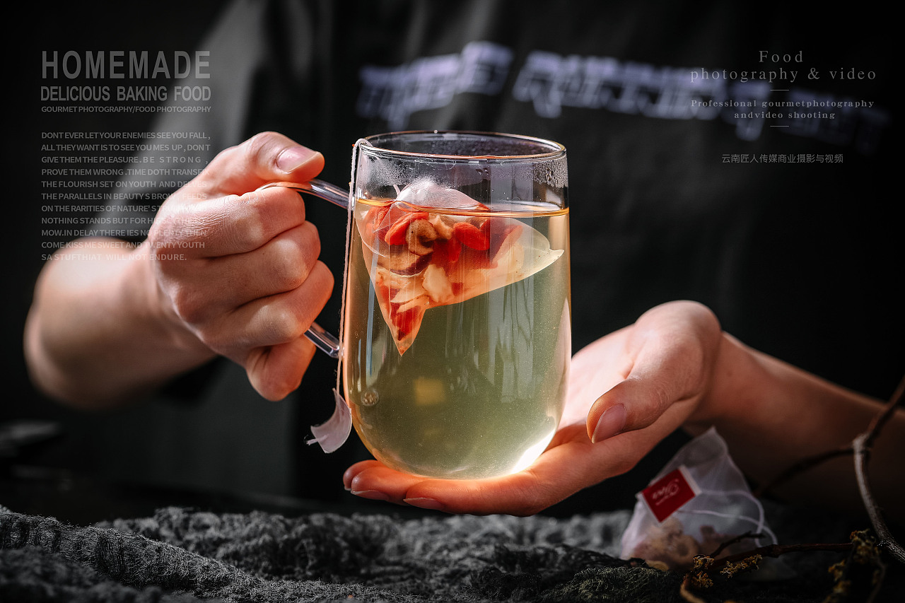 花茶靜物攝影 以光影醞釀一室花香